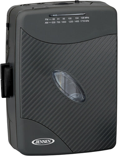 Jensen SCR-75 Personal Stereo Cassette Player - AM/FM - Stereo Earbuds (Black)