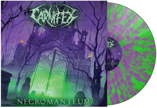 Carnifex - Necromanteum (Neon Green Purple Splatter)