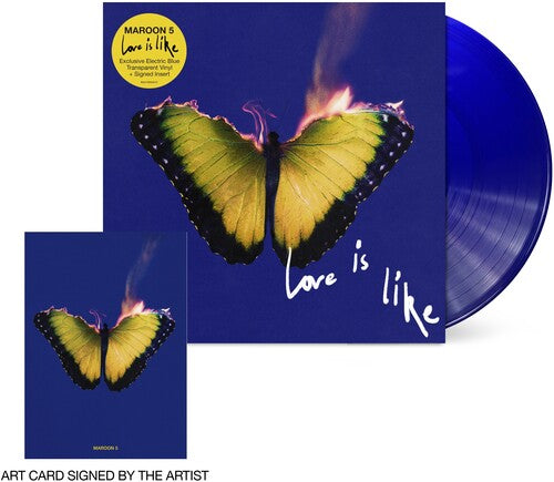 Maroon 5 - Love Is Like (Electric Blue Transparent, Signed Insert)