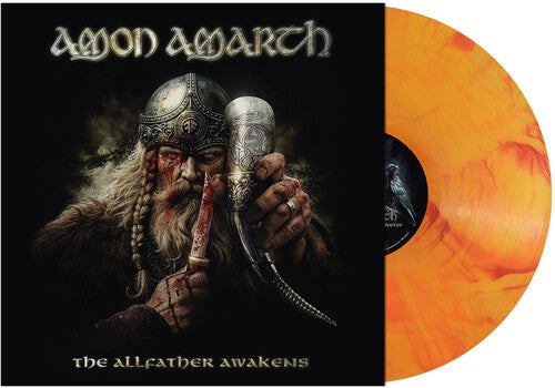 Amon Amarth - The Allfather Awakens (Yggdrasil Burns Orange Red Marble)