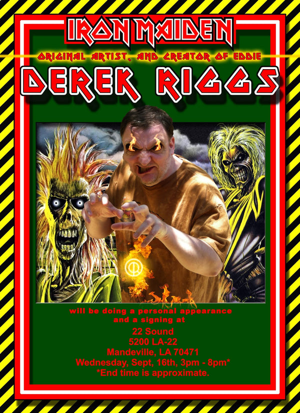 ⚡️ Derek Riggs (Creator of Eddie from Iron Maiden) is coming back!!! ⚡️
