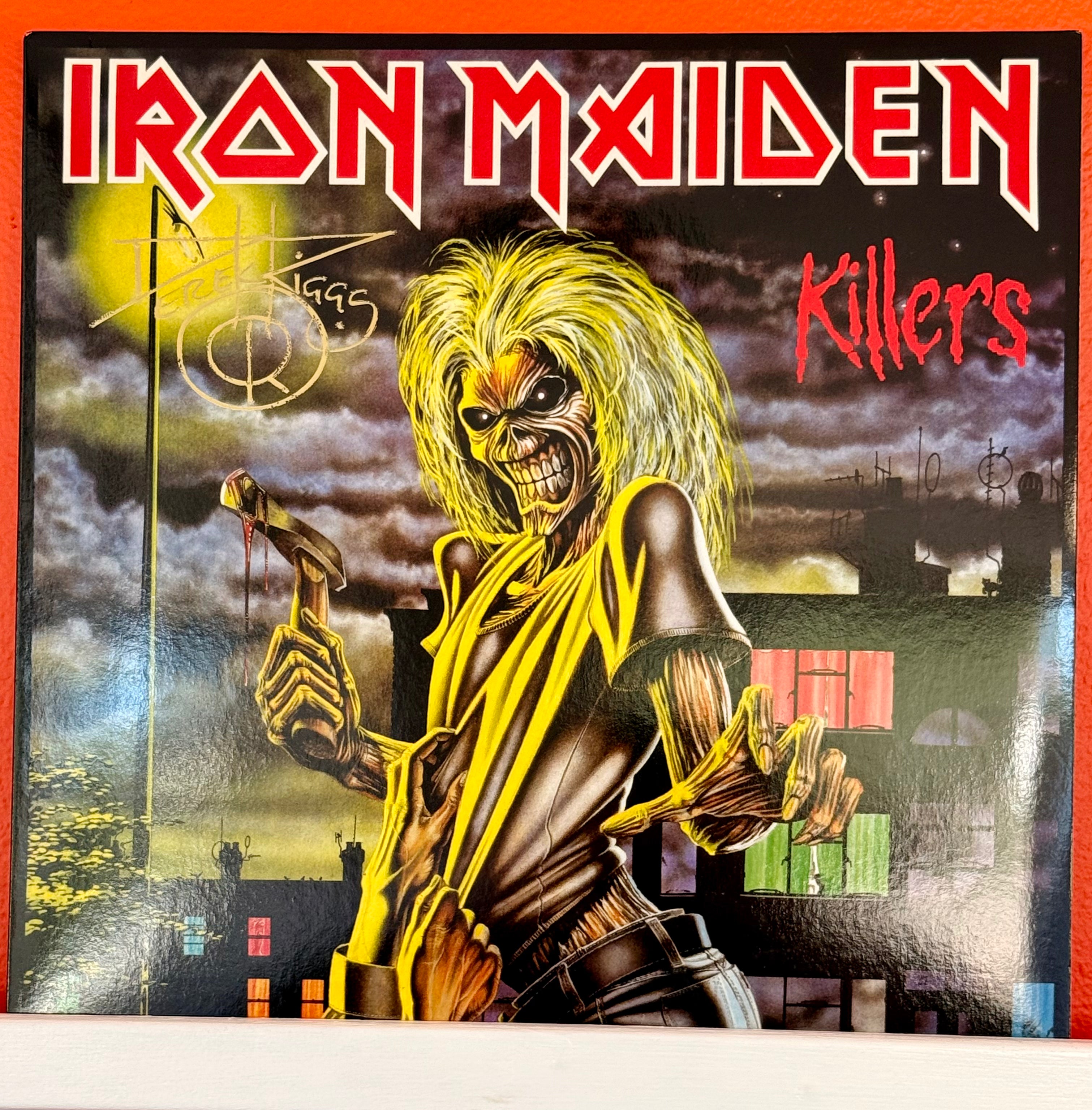 Iron Maiden - Killers (New, Never Played, Signed by Derek Riggs)