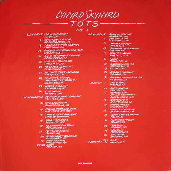 Lynyrd Skynyrd - Street Survivors (1977, w/Insert and Survival Kit Form)