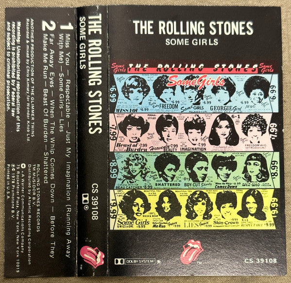 The Rolling Stones - Some Girls (1978, Cassette)