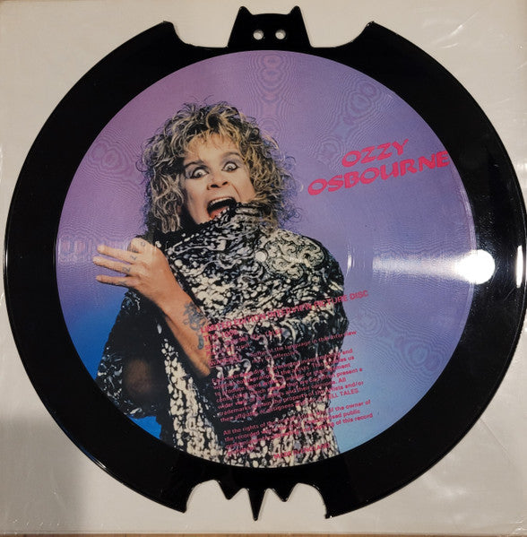 Osbourne, Ozzy - Limited Edition Interview "Bat Shaped" Picture Disc (1988, UK, Unofficial)