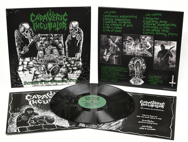 Cadaveric Incubator - Sermons Of The Devouring Dead (2020, Limited 500, Green Galaxy)