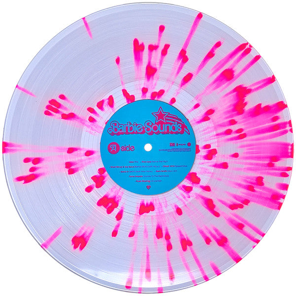 OST - Barbie: The Album (2023, Walmart Exclusive, Clear w/Pink Splatter, w/Poster)