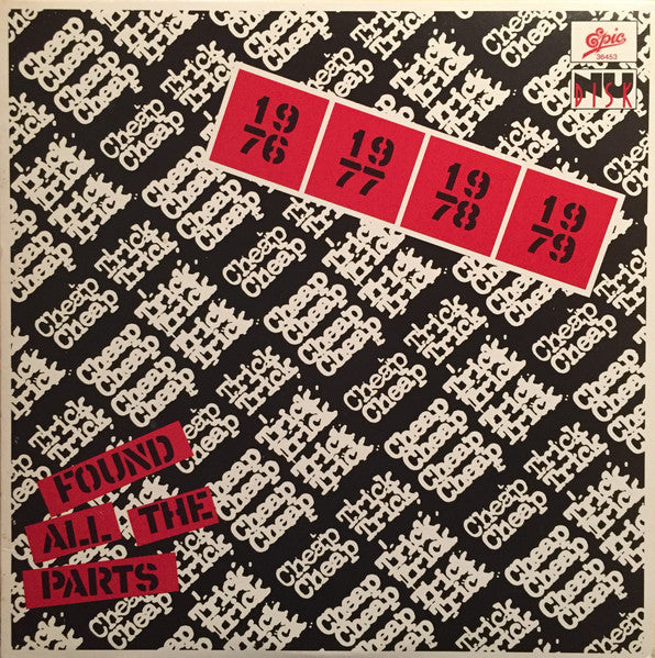 Cheap Trick - Found All The Parts (1980, 10")