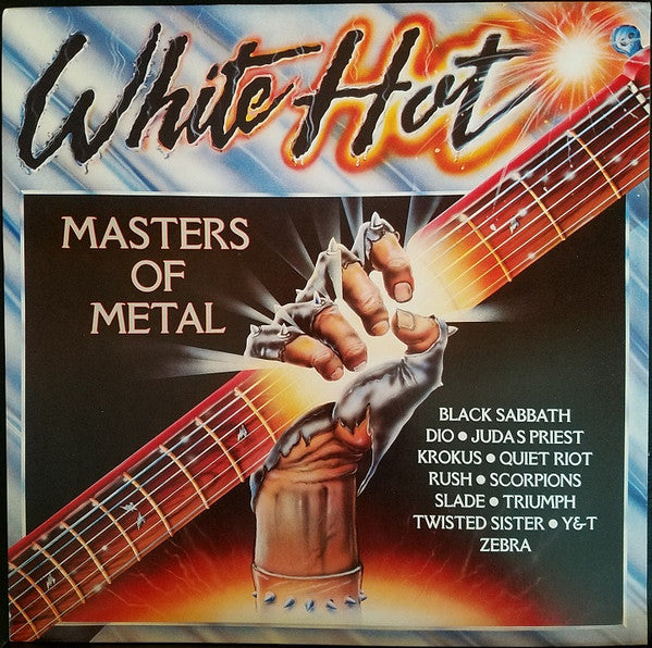 Various - White Hot Masters Of Metal (1984, Spine Small Split, Priced For Condition)