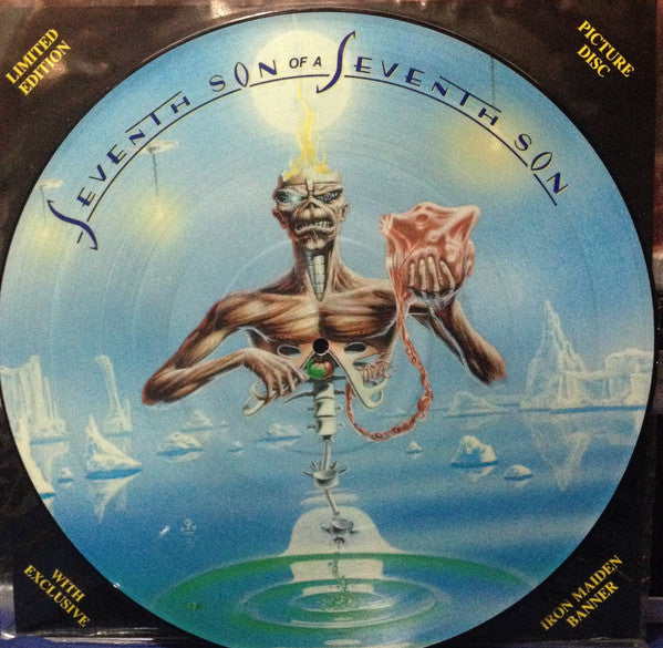 Iron Maiden - Seventh Son of a Seventh Son (1988, UK, Picture Disc, w/ Exclusive Banner)