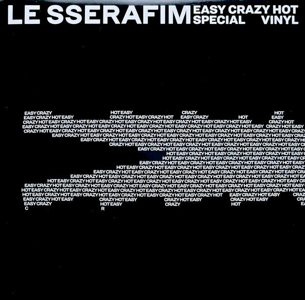 Le Sserafim - Easy-Crazy-Hot (IEX, Carbon Black Translucent)