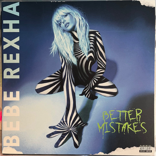 Bebe Rexha - Better Mistakes (2022, Black White & Silver Swirl)