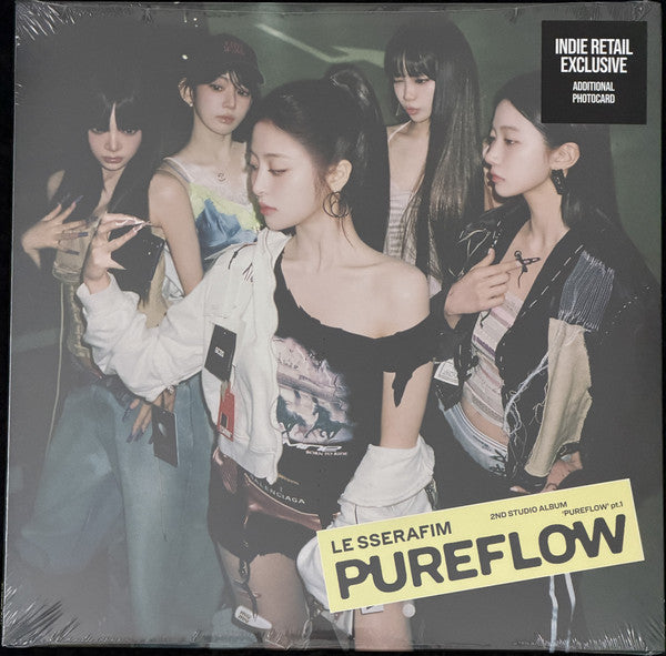 Le Sserafim - Pureflow - 2nd Studio Album - Pt. 1 (IEX, Electric Yellow Glitter)
