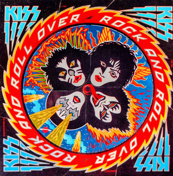 Kiss - Rock And Roll Over (1976, w/Printed Inner Sleeve, Stickers, and Kiss Army Order Form)