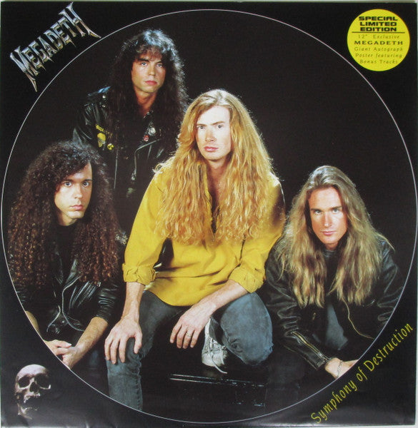 Megadeth - Symphony Of Destruction (1992, UK, Clear, w/Poster)