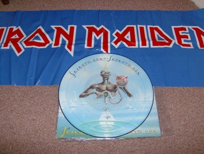 Iron Maiden - Seventh Son of a Seventh Son (1988, UK, Picture Disc, w/ Exclusive Banner)