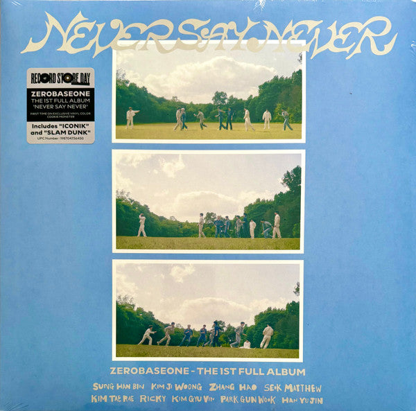 Zerobaseone - Never Say Never (RSD, Blue, Photo Card Set)