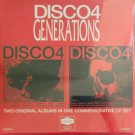 HEALTH - Disco4 Generations (2022, Red & Blue)