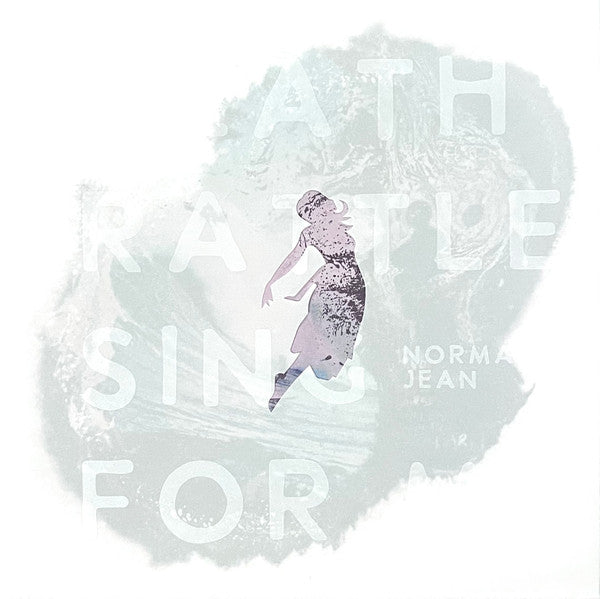 Norma Jean - Deathrattle Sing For Me (2022, Baby Blue & White Swirl With Black Splatter [Analog Descent])