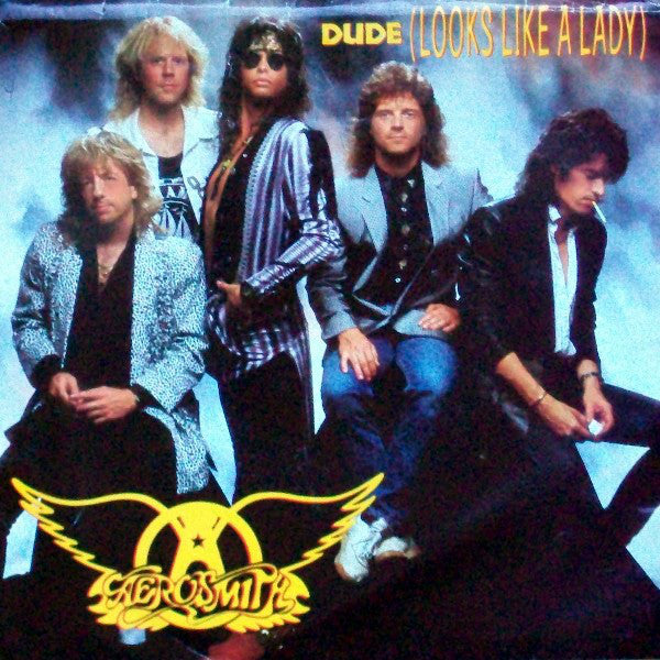 Aerosmith - Dude (Looks Like A Lady) (1987, 7")
