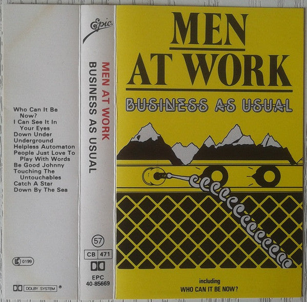 Men At Work - Business As Usual (1982, Cassette)