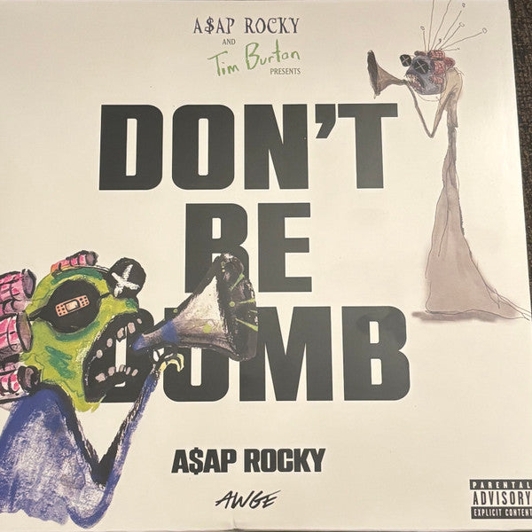 A$AP Rocky - Don't Be Dumb (Black & White, 12 Pg Booklet, 12x12 Insert)