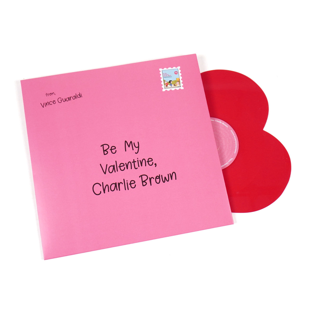 Guaraldi, Vince - Be My Valentine, Charlie Brown (IEX, Heart Shape, Pink, 45RPM)